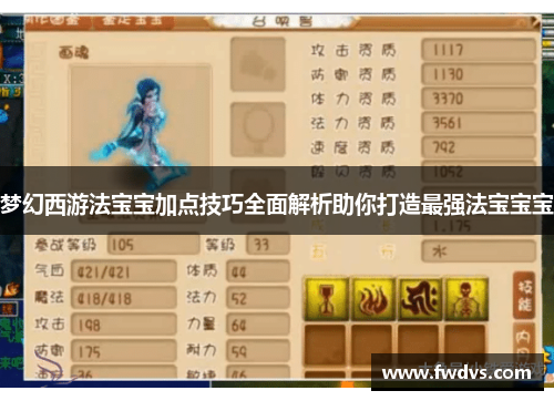 梦幻西游法宝宝加点技巧全面解析助你打造最强法宝宝宝
